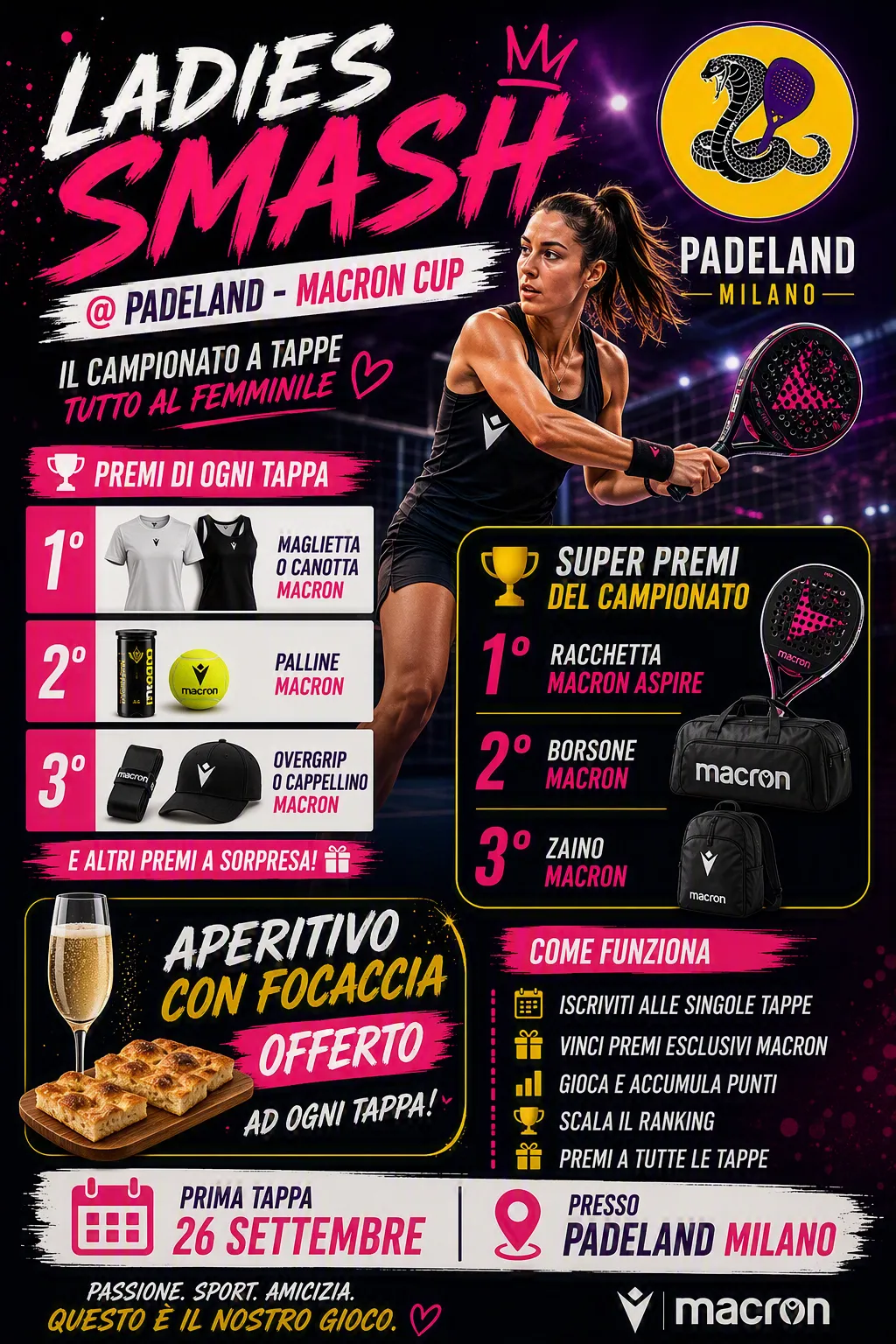 Ladies Smash — Campionato femminile a tappe